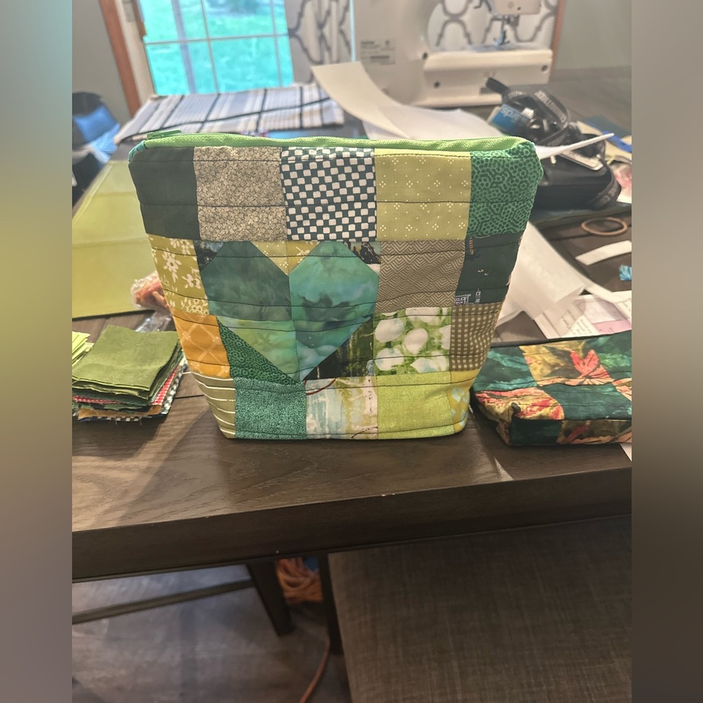 Medium sized zippered pouch